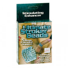 California Exotic Ultimate Stroker Beads, серебристый