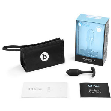 B-Vibe Snug Plug 1, черная