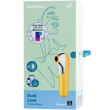 Satisfyer Dual Love, желтый