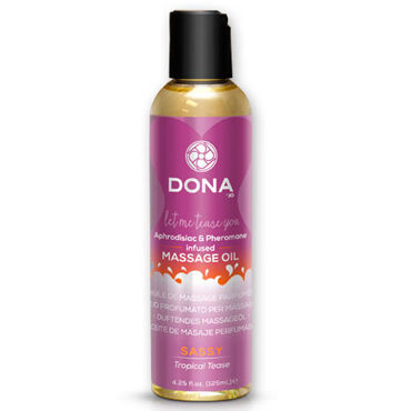 Dona Scented Massage Oil Sassy Aroma Tropical Tease, 110 мл