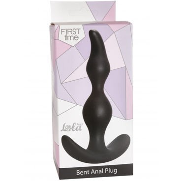 Lola Toys Bent Anal Plug, черная