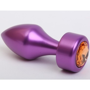 4sexdream Анальная пробка в форме пули, фиолетовая