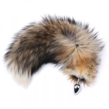 Play Secrets Fox Tail Plug, серебристый/разноцветный