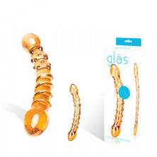 Glas Orange Screamer Dildo