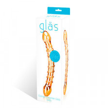 Glas Orange Screamer Dildo