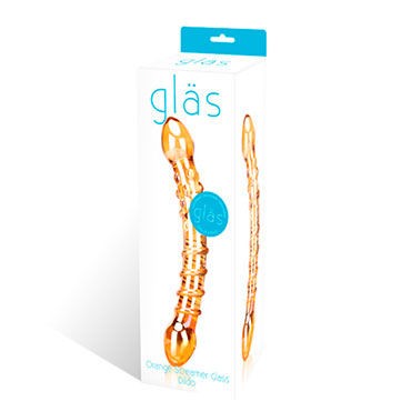 Glas Orange Screamer Dildo