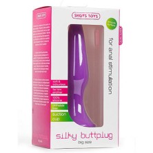 Shots Toys Silky Buttplug Big, фиолетовая