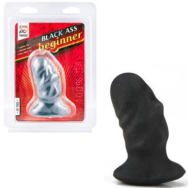 Erotic Fantasy Ass Beginner Dildo, черный