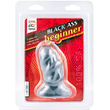 Erotic Fantasy Ass Beginner Dildo, черный