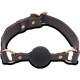 Coco de Mer Leather Ball Gag, коричневый