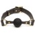 Coco de Mer Leather Ball Gag, коричневый
