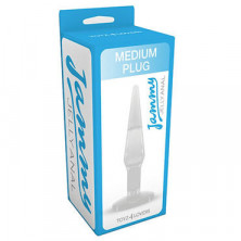 Toyz4lovers Jammy Jelly Anal Medium Plug, прозрачная