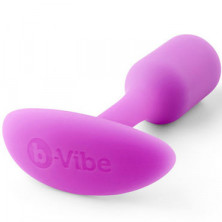 B-Vibe Snug Plug 1, розовая
