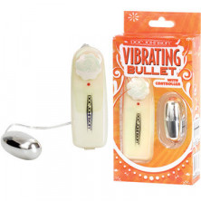 Doc Johnson Vibrating Bullet, серебристое