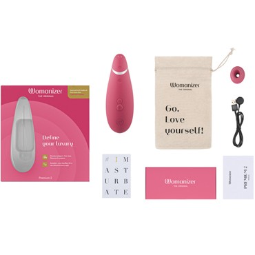 Womanizer Premium 2, малиновый