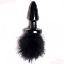 Luxurious Tail Black Bunny, 3,5 см