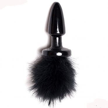 Luxurious Tail Black Bunny, 3,5 см