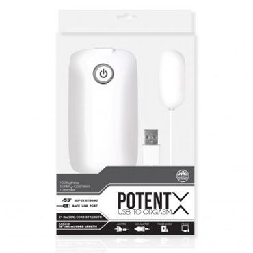 NMC Potent X USB To Orgasm, белое