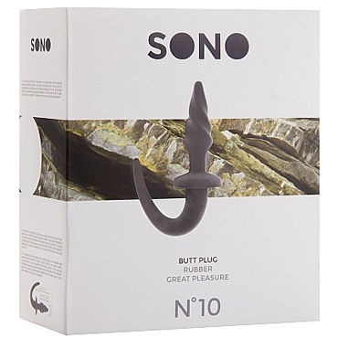 Shots Toys Sono Butt Plug №10, серая
