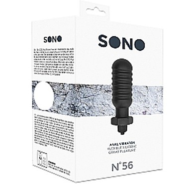 Shots Sono Anal Vibrator №56, черный