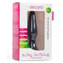 Shots Toys Silky Buttplug Medium, черная
