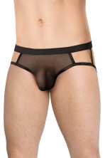 SoftLine Трусы мужские с доступом, чёрные