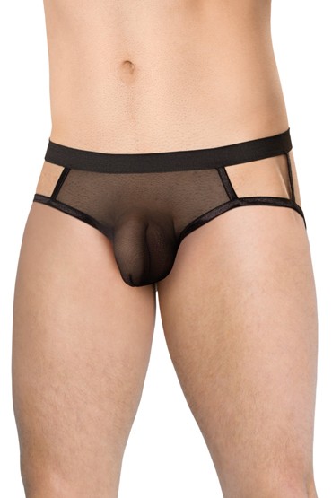 SoftLine Трусы мужские с доступом, чёрные
