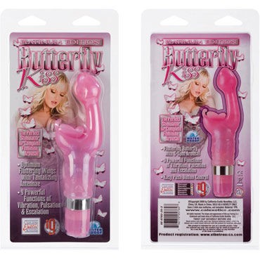 California Exotic Platinum Edition Butterfly Kiss, розовый