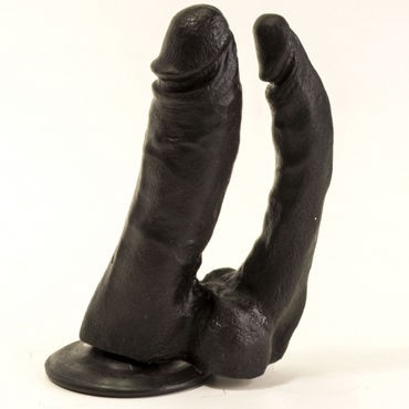 Биоклон Анально-вагинальный фаллоимитатор, черный