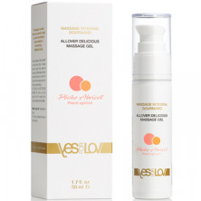 YESforLOV Allover Delicious Massage Gel Peach Apricot, 50 мл