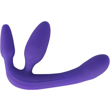 You2Toys Vibrating Strapless Strap-On 3, фиолетовый