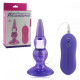 Howells Aphrodisia Anal Pleasure Butt Plug Bulbs Probe, фиолетовый