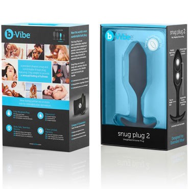 B-Vibe Snug Plug 2, черная