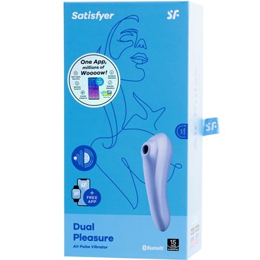 Satisfyer Dual Pleasure, лиловый