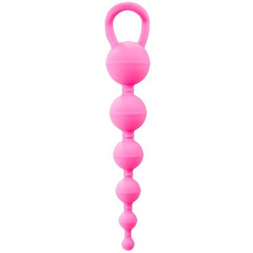 Shots Toys Six Balls Chain, розовый