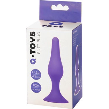 Toyfa A-toys Butt Plug, фиолетовая