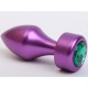 4sexdream Анальная пробка в форме пули, фиолетовая