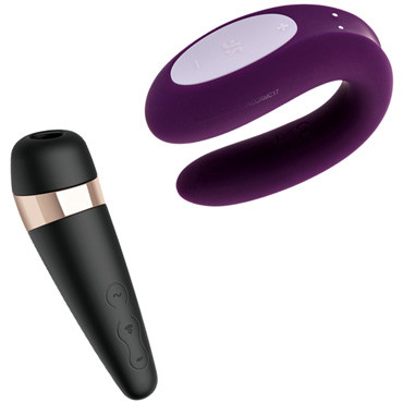 Satisfyer Pro 3 Vibration + ПОДАРОК Satisfyer Partner Double Joy