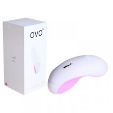Ovo T1 Клиторальный стимулятор, бело-розовый