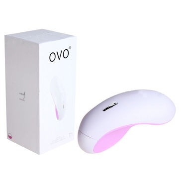 Ovo T1 Клиторальный стимулятор, бело-розовый