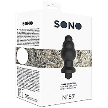 Shots Sono Anal Vibrator №57, черный