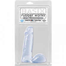 Pipedream Basix Rubber Works 15 см прозрачный