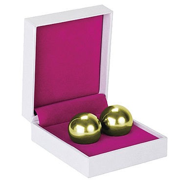 Shots Toys Ben Wa Balls Heavy Weight, золотые
