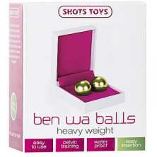 Shots Toys Ben Wa Balls Heavy Weight, золотые