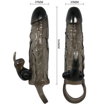 Baile Brave Man с клиторальным кроликом, черная