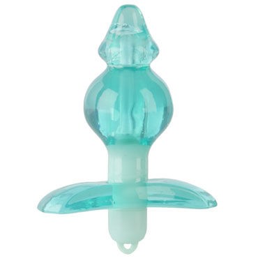 Doc Johnson Lil Vibro Gumdrops Droplet, голубая