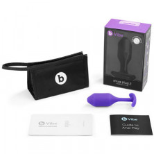 B-Vibe Snug Plug 2, фиолетовая