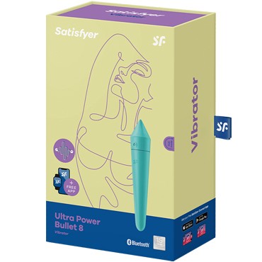 Satisfyer Ultra Power Bullet 8, бирюзовый