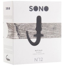 Shots Toys Sono Butt Plug №12, черная