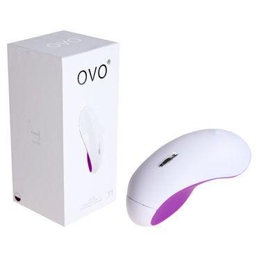 Ovo T1 Клиторальный стимулятор, бело-фиолетовый